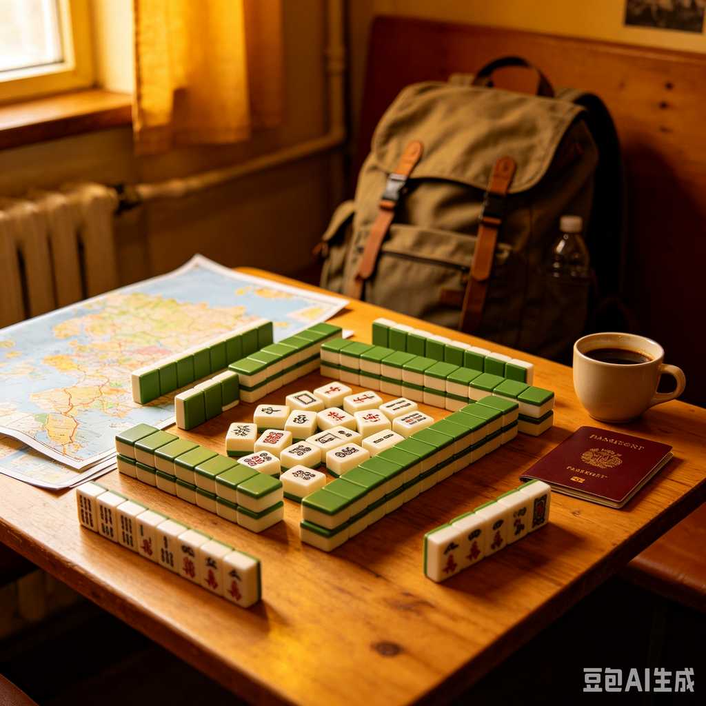 super portable mahjong game set