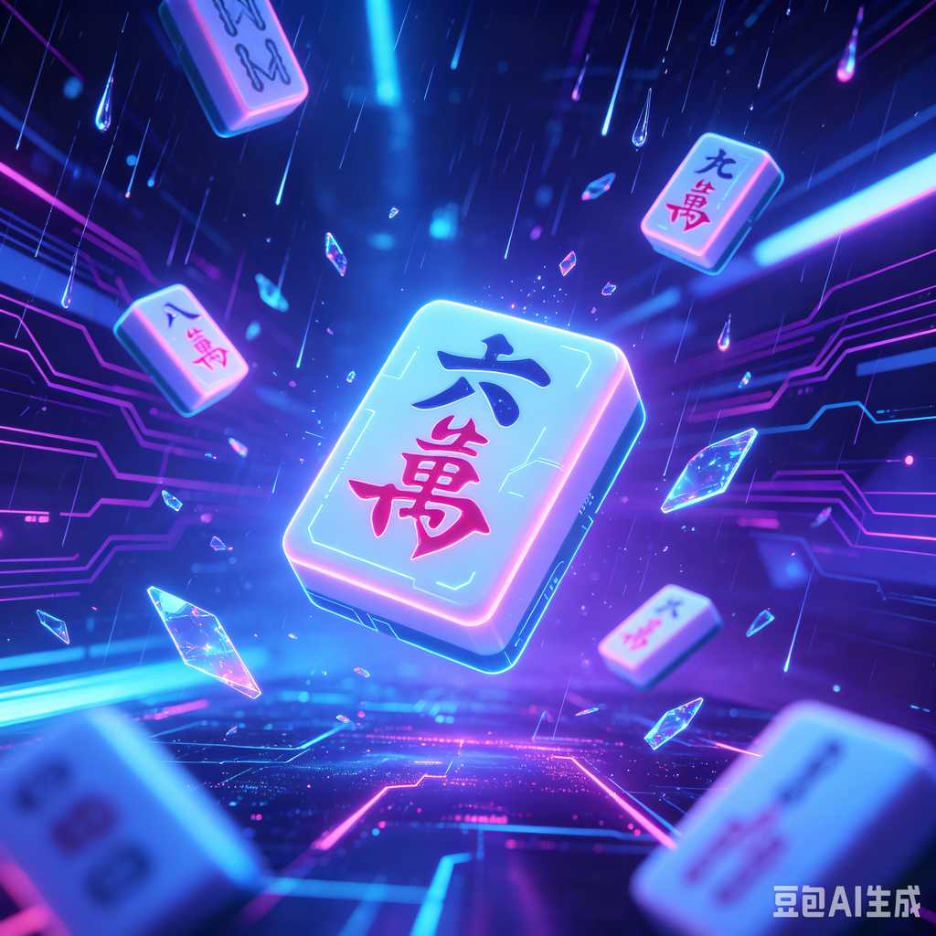 blue mahjong tiles
