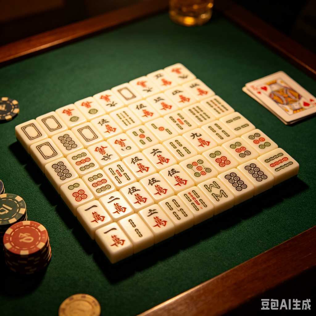 fine carving mahjong set