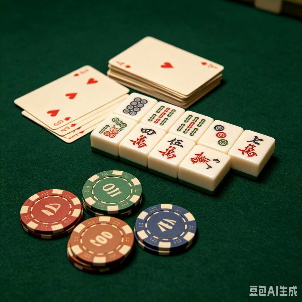 colored mahjong tile racks